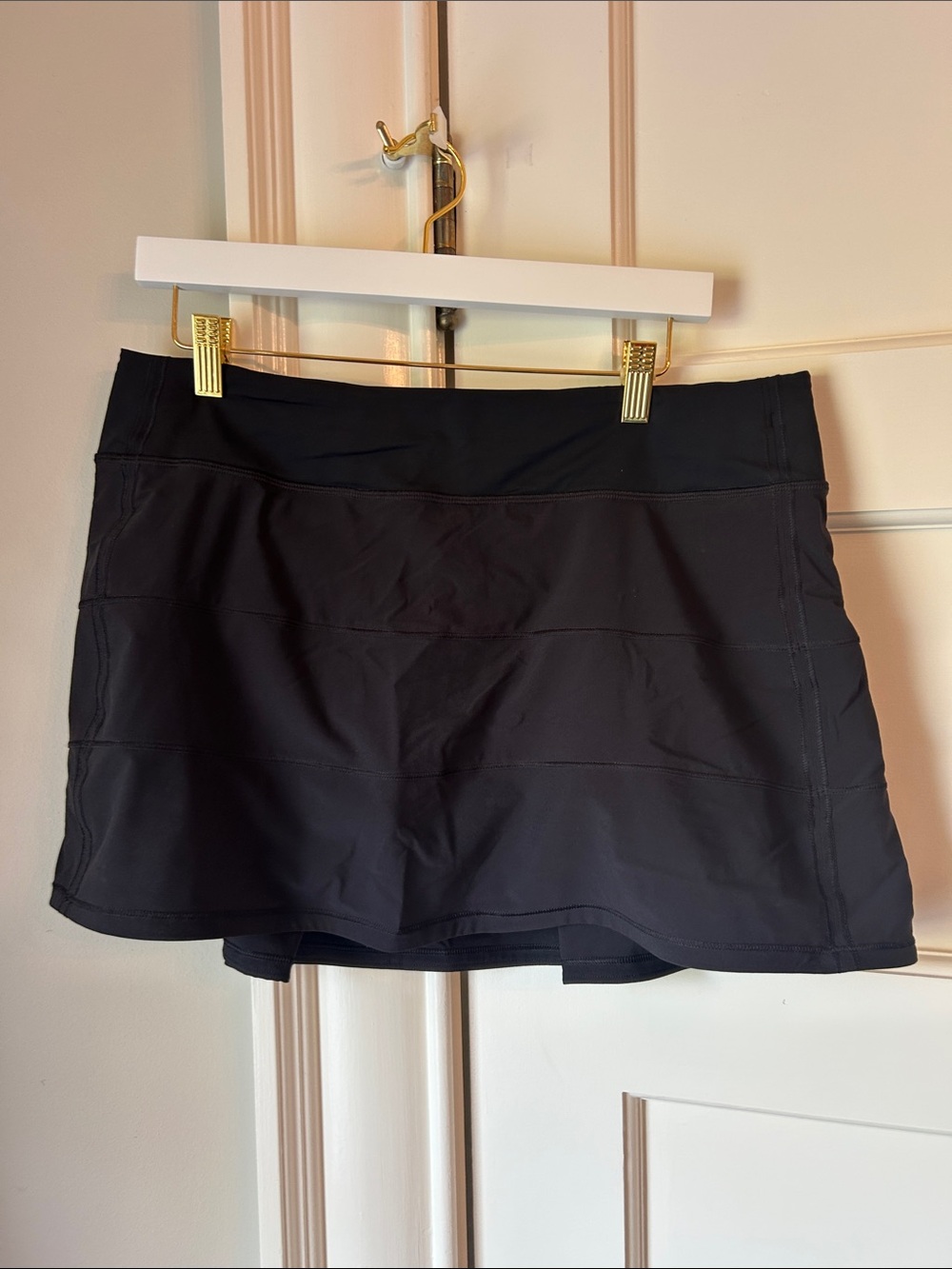lululemon athletica Black Athletic Skort with Built-In Shorts